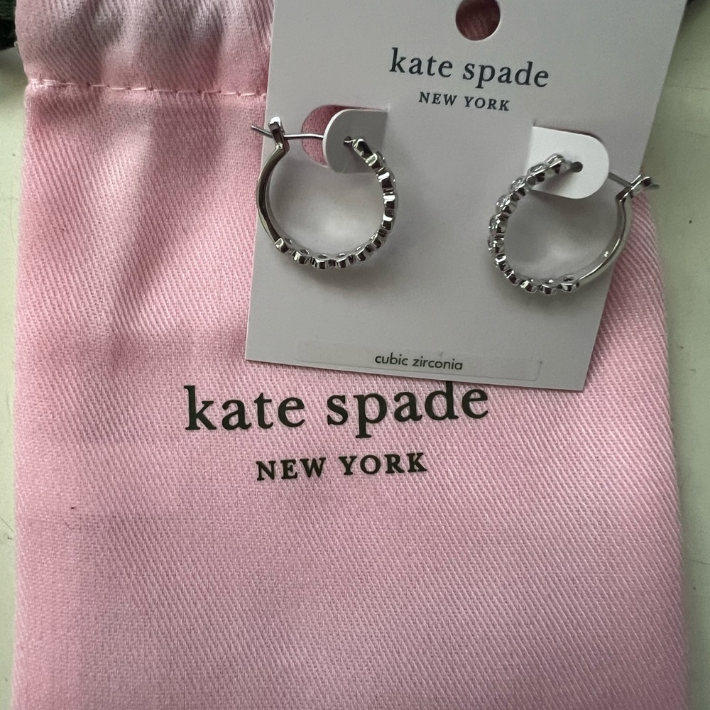Kate Spade Silver Hoop Earrings
